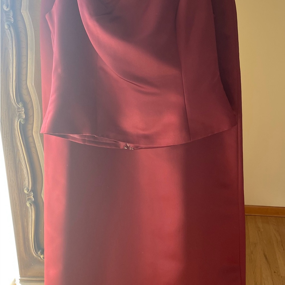 Large two piece gown